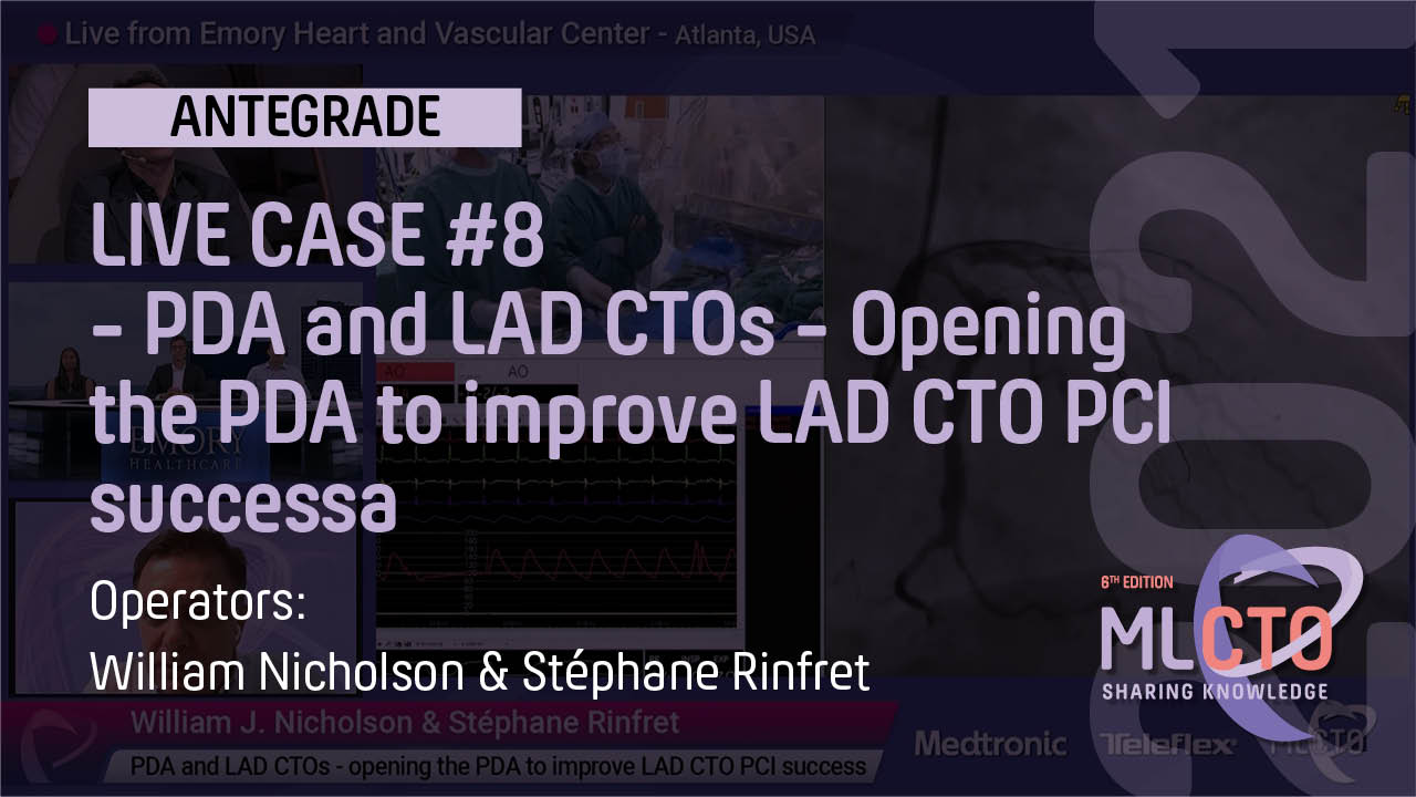 PDA and LAD CTOs – Opening the PDA to improve LAD CTO PCI success