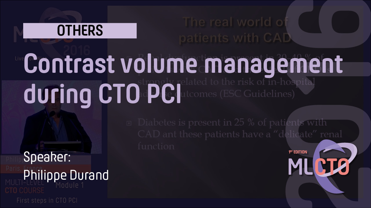 Contrast volume management during CTO PCI