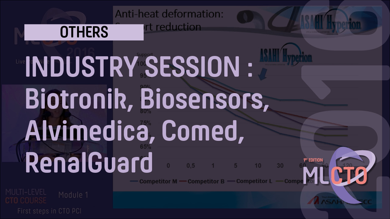 INDUSTRY SESSION : Biotronik, Biosensors, Alvimedica, Comed, RenalGuard