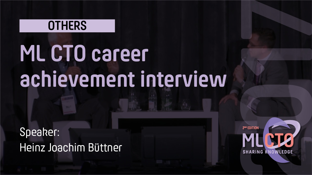 ML CTO career achievement interview