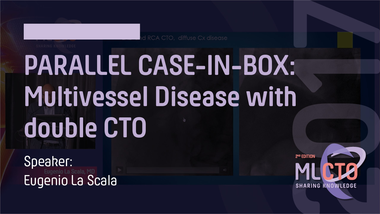 PARALLEL CASE IN BOX  Multivessel Disease with double CTO