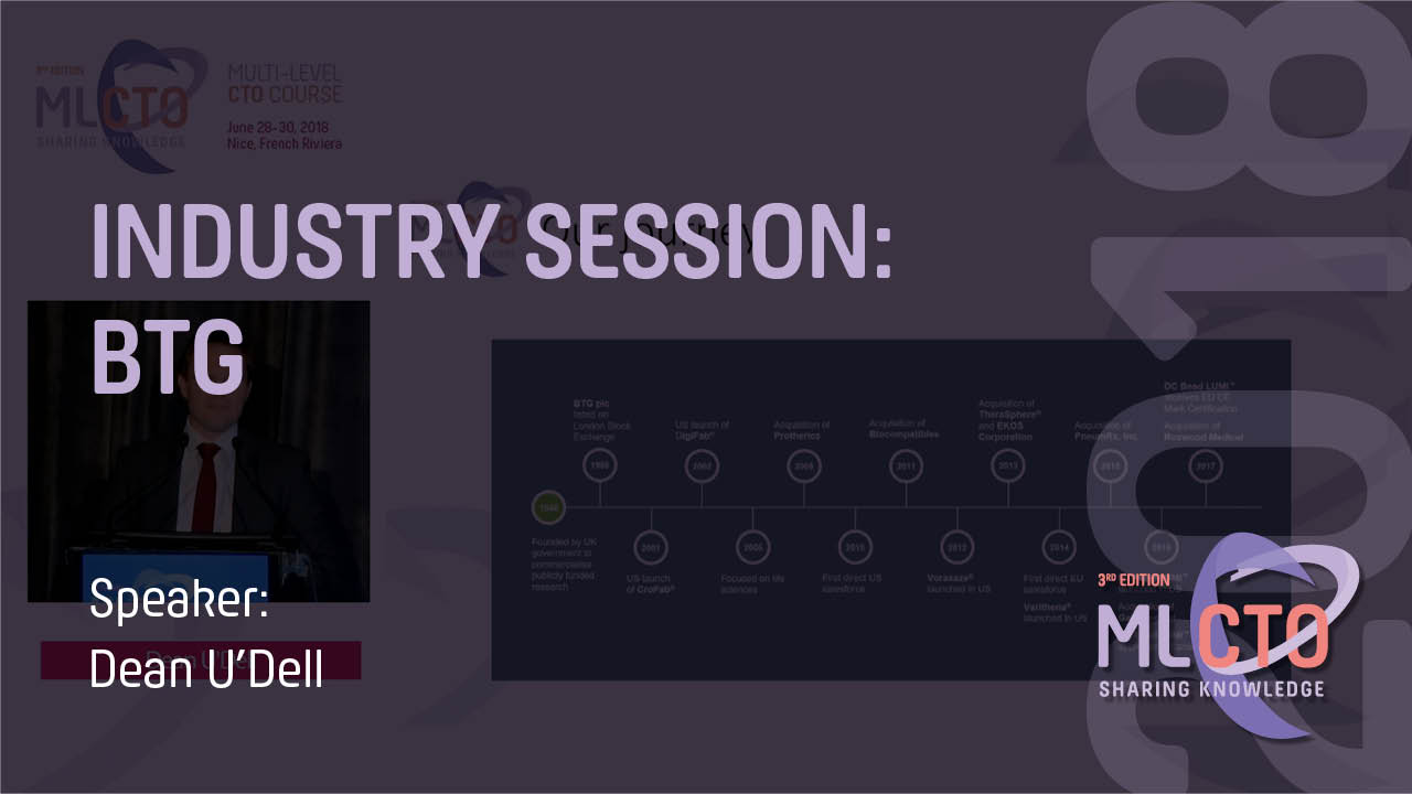 INDUSTRY SESSION: BTG