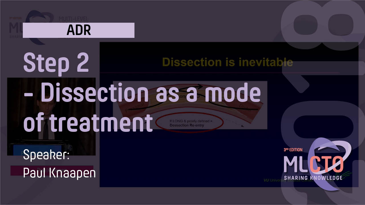 Step 2 – Dissection as a mode of treatment