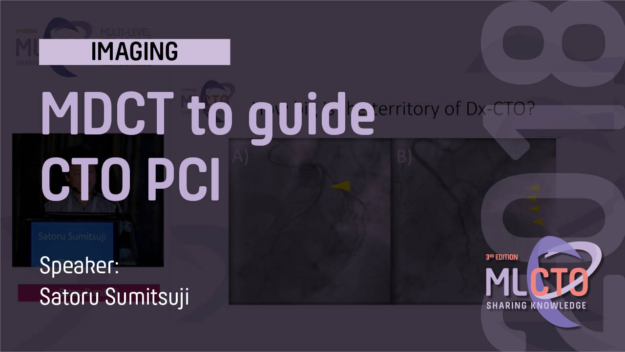 MDCT to guide CTO PCI