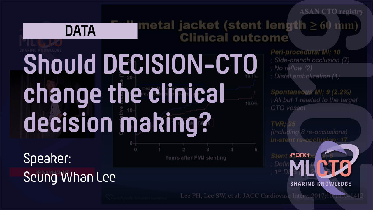 Should DECISION CTO change the clinical decision making