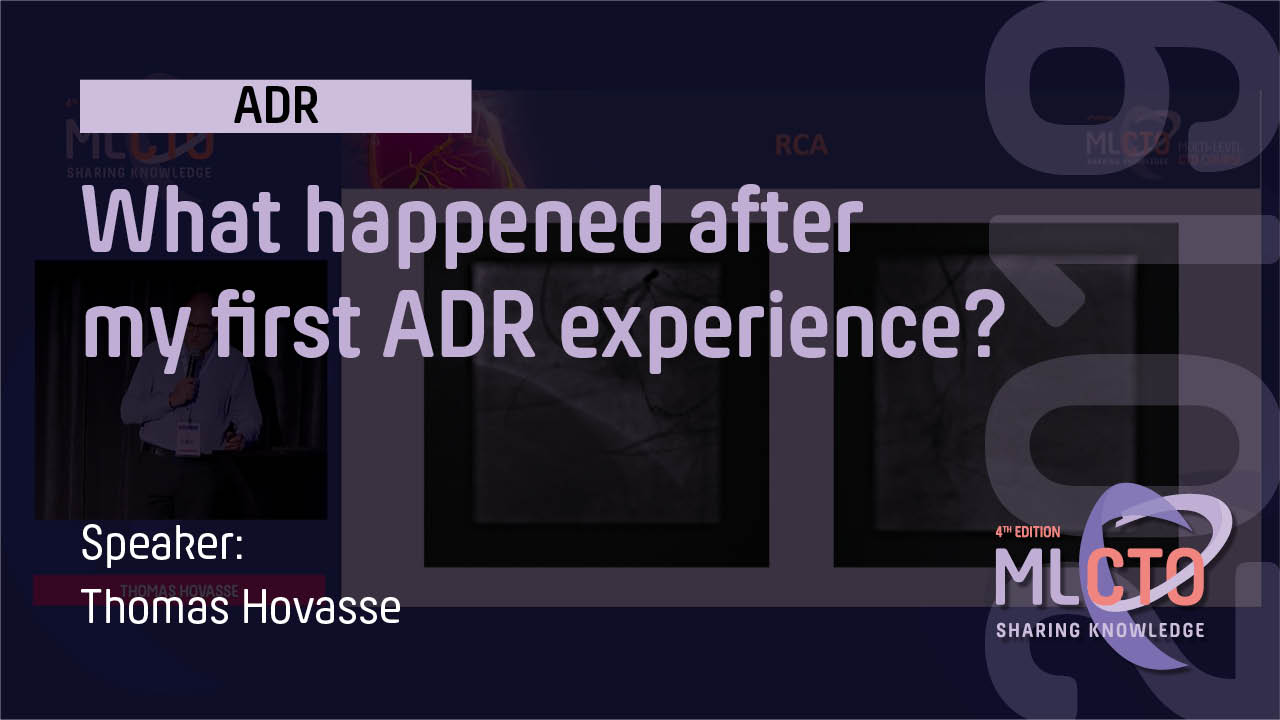 What happened after my first ADR experience