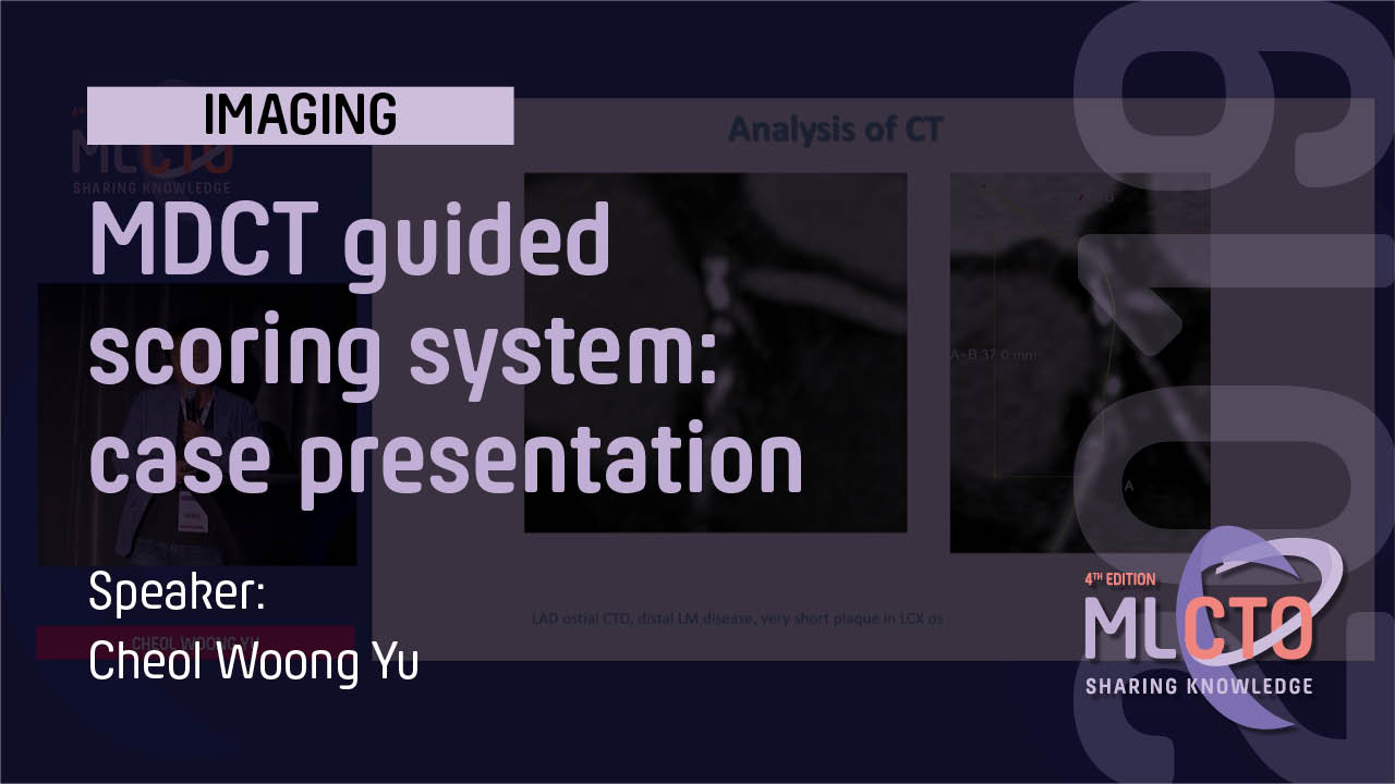 MDCT guided scoring system case presentation