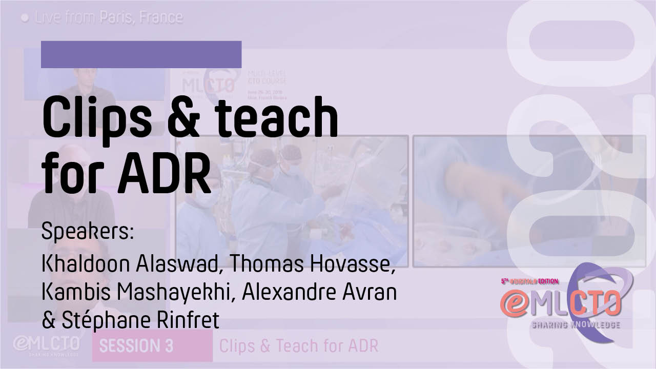 Clips & teach for ADR