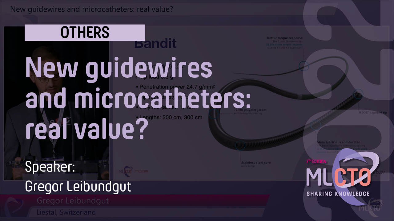 New guidewires and microcatheters real value