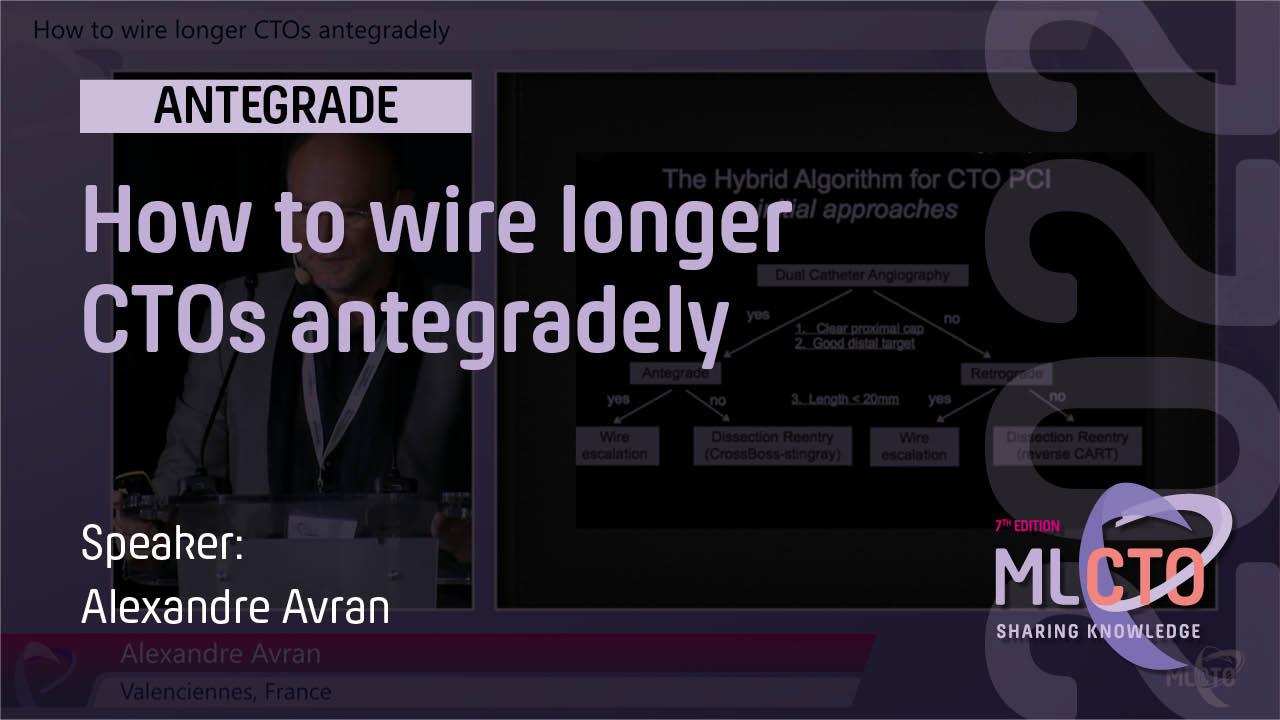 How to wire longer CTOs antegradely