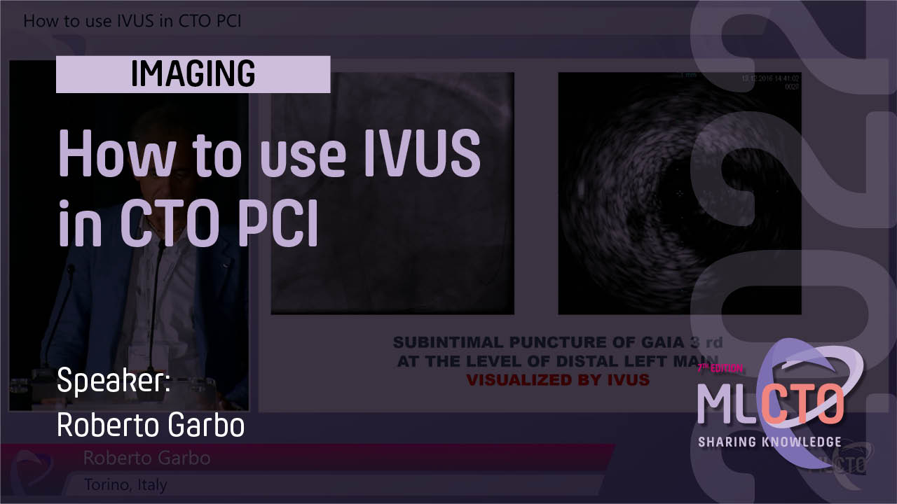 How to use IVUS in CTO PCI