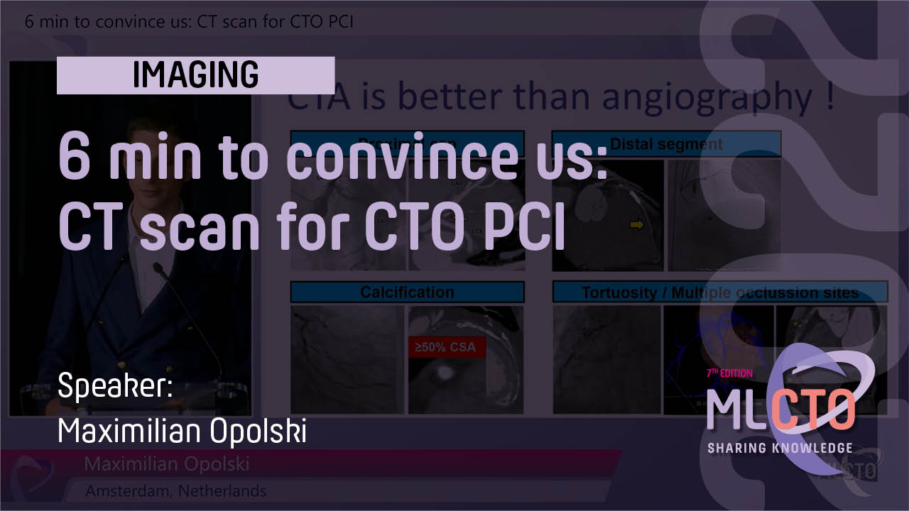 6 min to convince us: CT scan for CTO PCI