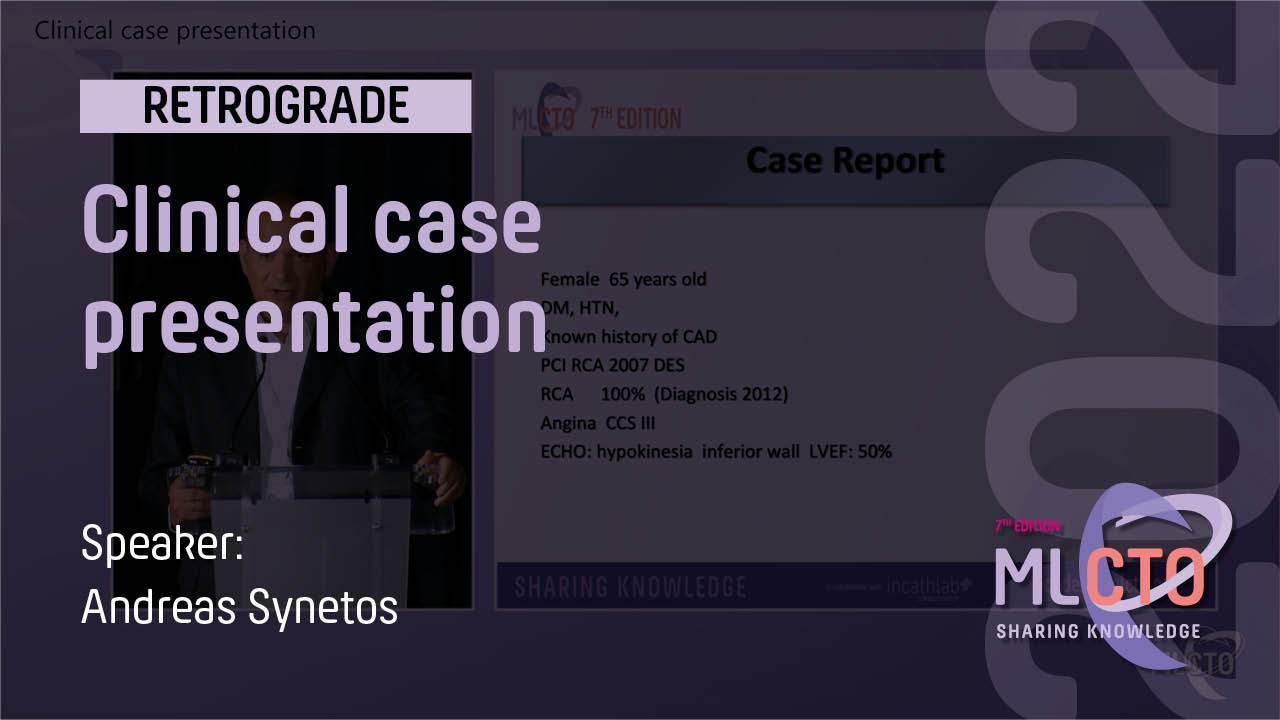 Clinical case presentation: Andreas Synetos