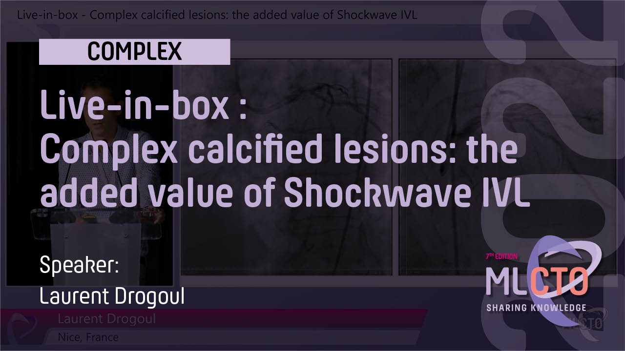 Live-in-box – Complex calcified lesions: the added value of Shockwave IVL