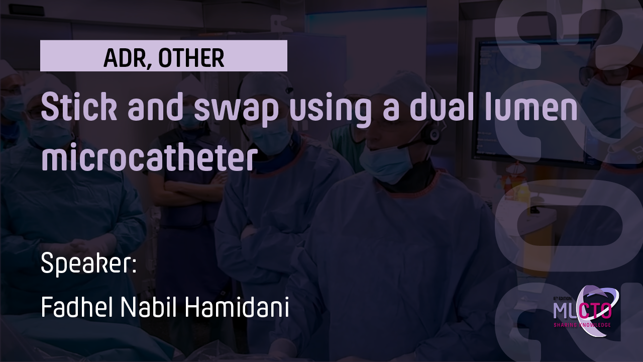 Stick and swap using a dual lumen microcatheter