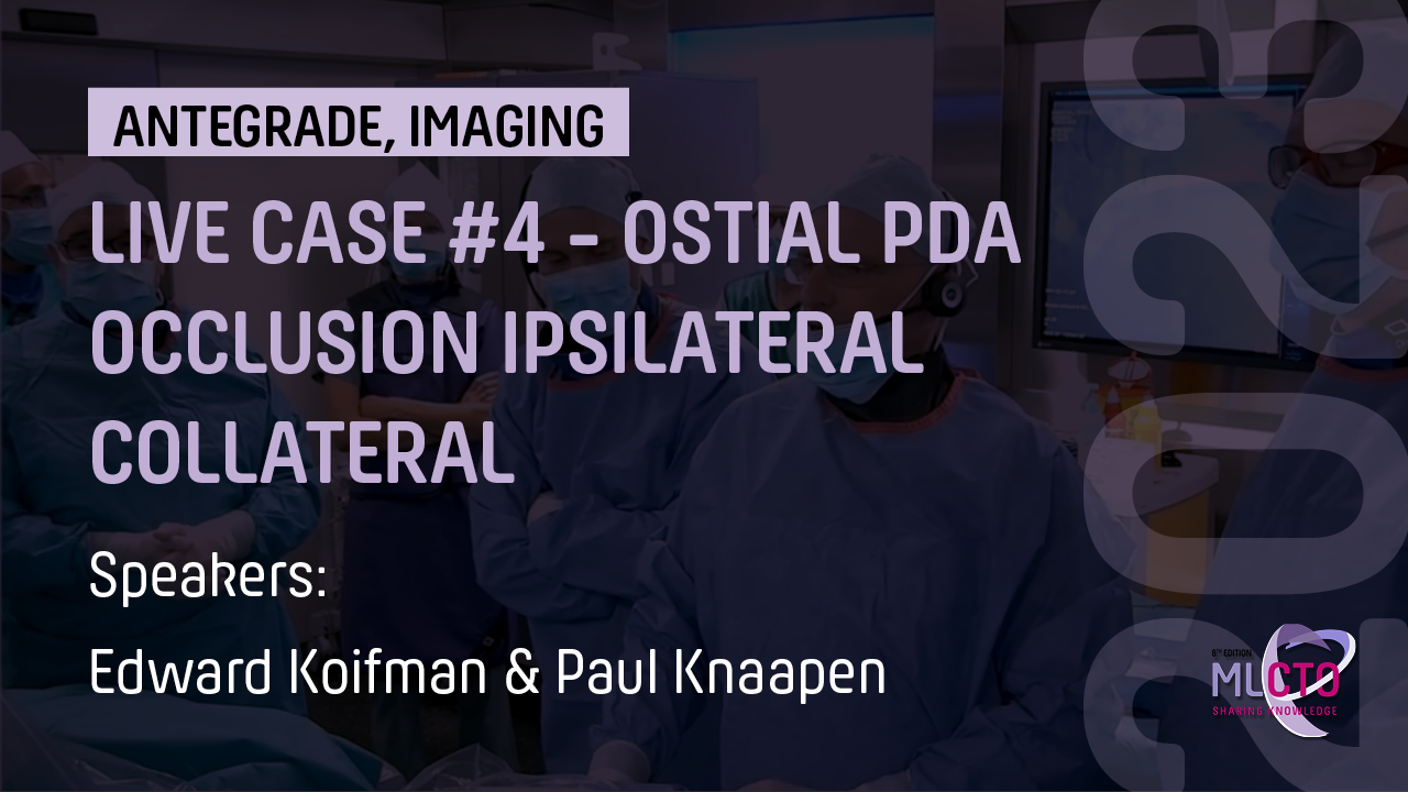 LIVE CASE #4 – OSTIAL PDA OCCLUSION IPSILATERAL COLLATERAL