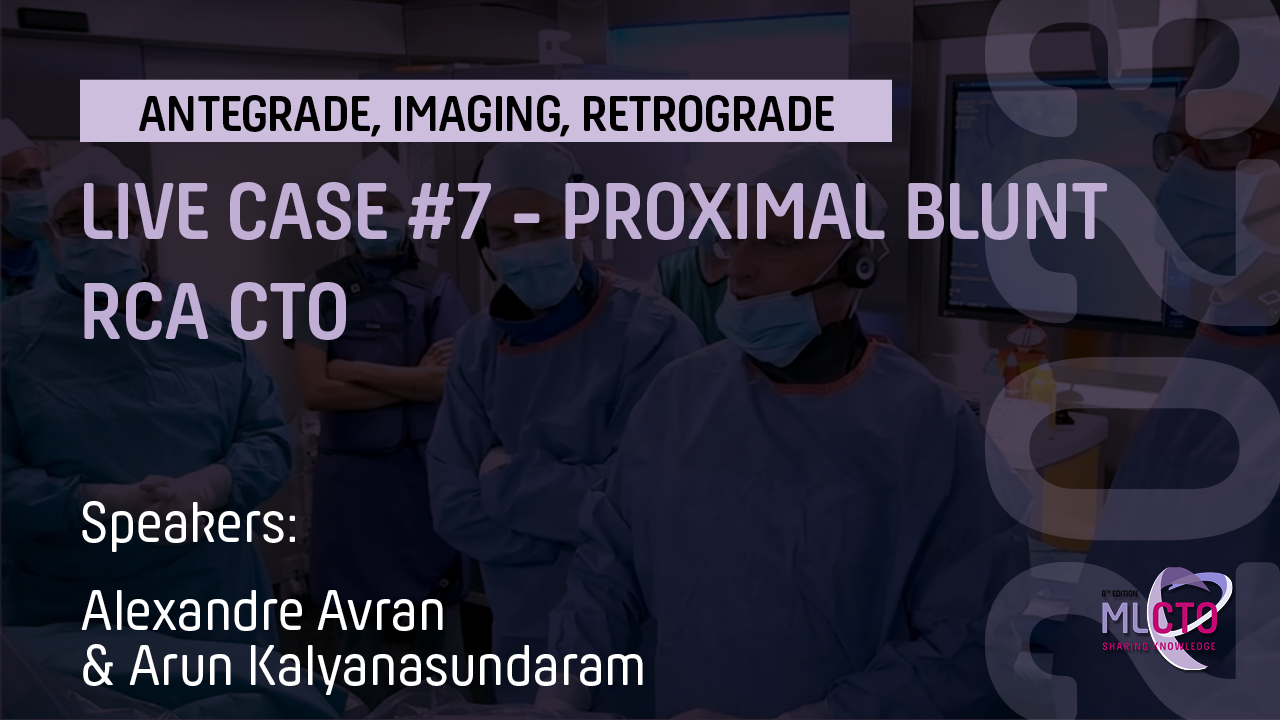 LIVE CASE #7 – PROXIMAL BLUNT RCA CTO