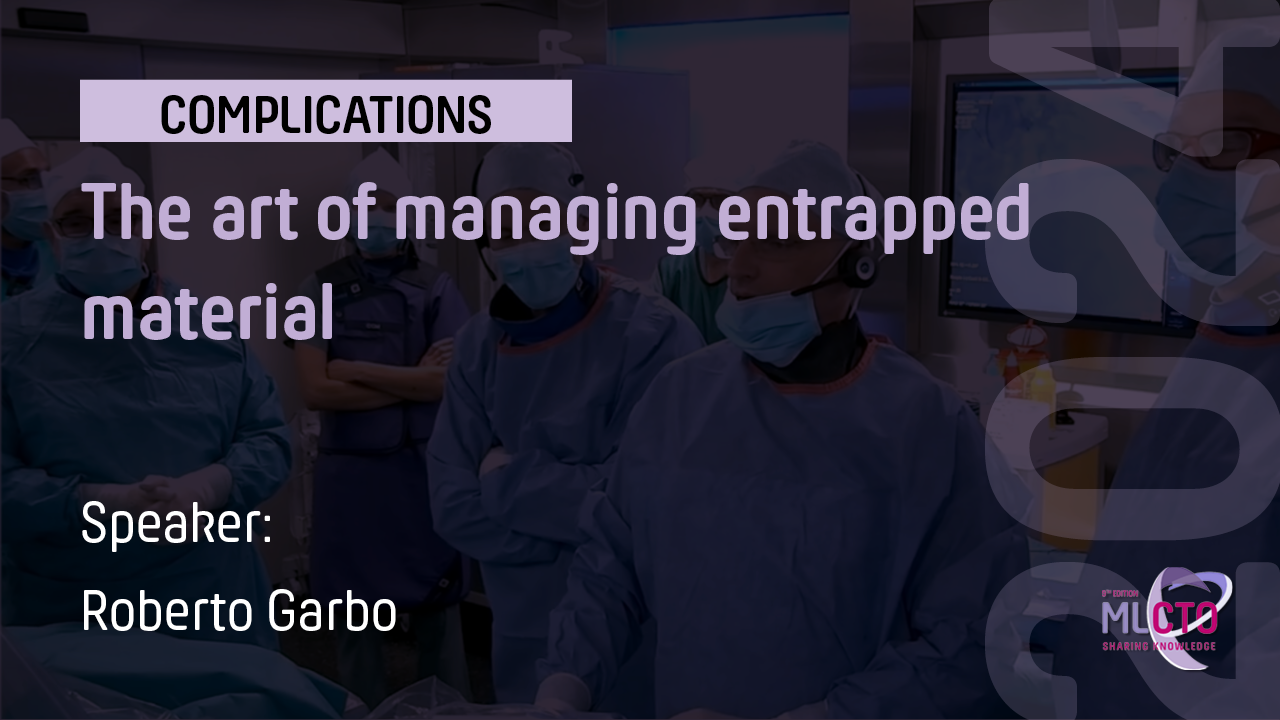 The art of managing entrapped material