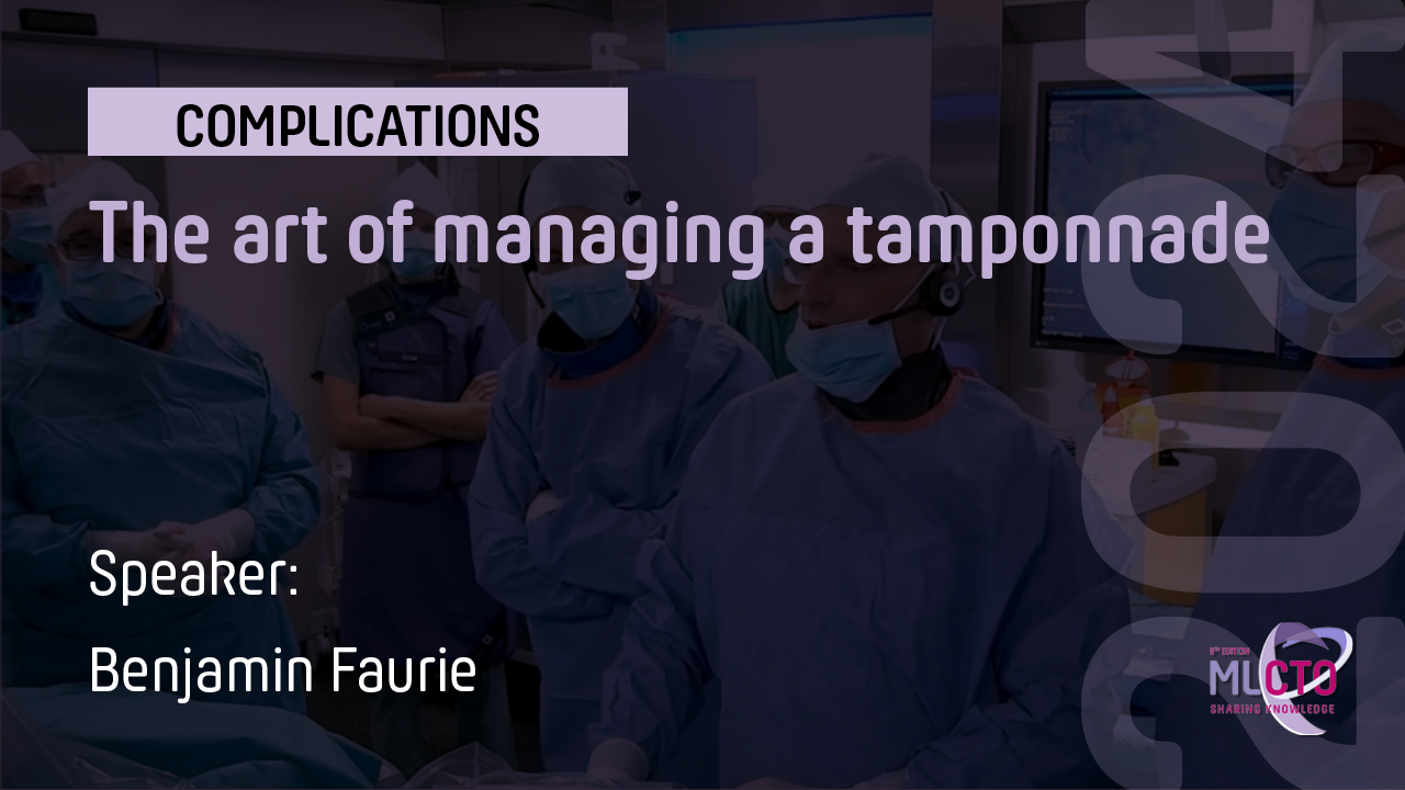 The art of managing a tamponnade