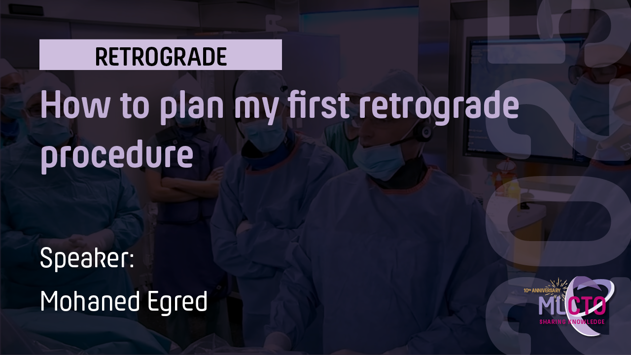 How to plan my first retrograde procedure