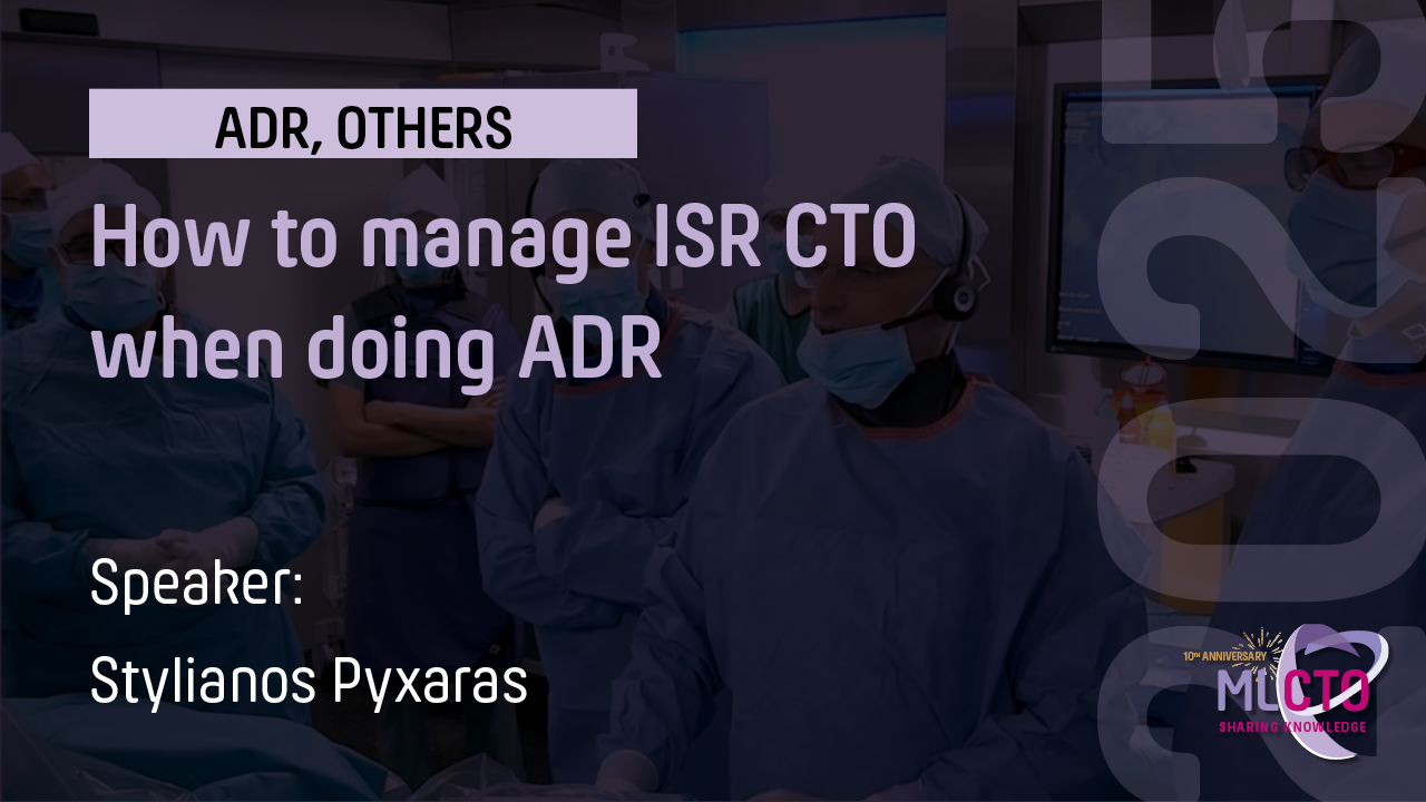 How to manage ISR CTO when doing ADR