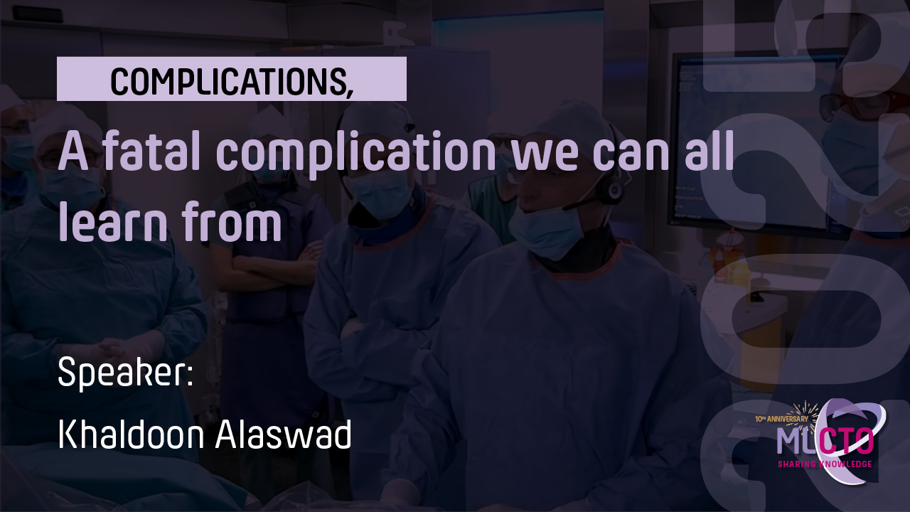 A fatal complication we can all learn from