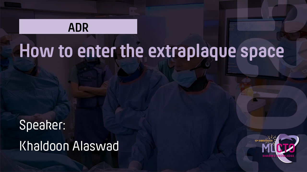 How to enter the extraplaque space
